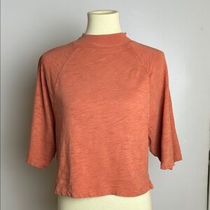 Universal Thread  Target Vibrant Coral Mock Neck Top